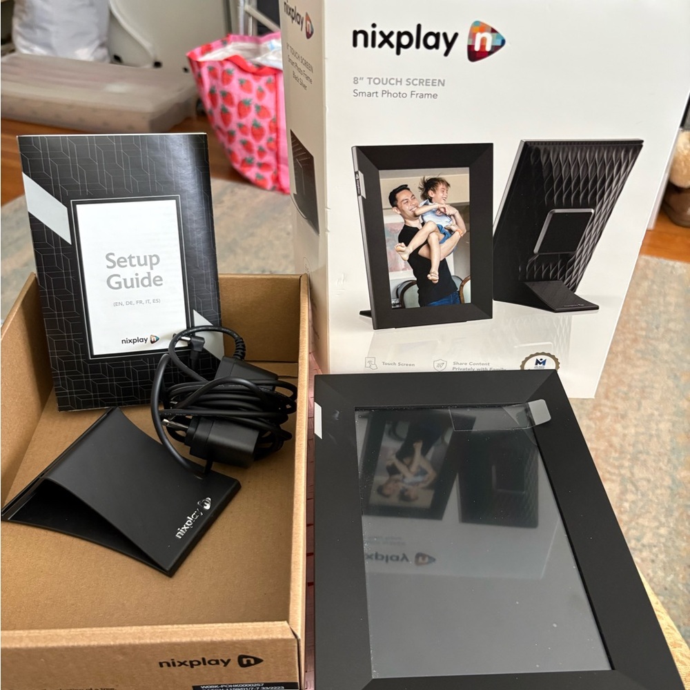 New Black Digital Photo Frame